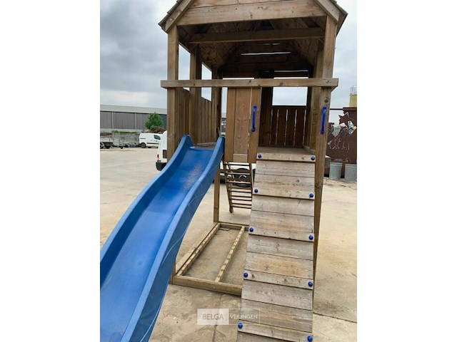 Houten speeltoren - afbeelding 4 van  5