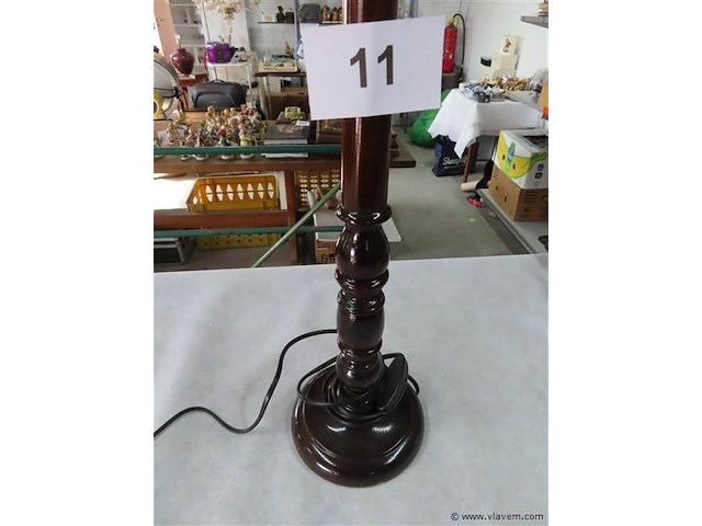 Houten staanlampje - afbeelding 3 van  3