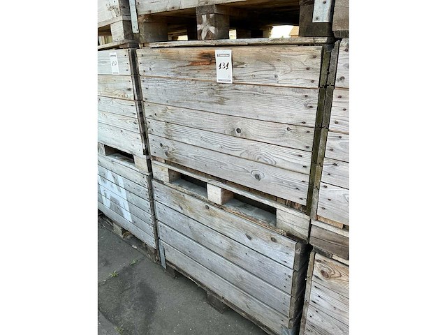 Houten stapelkratten (4x) - afbeelding 2 van  2
