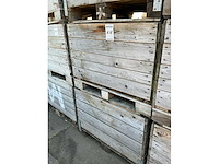 Houten stapelkratten (4x) - afbeelding 2 van  2