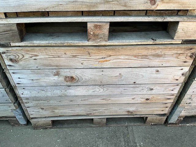 Houten stapelkratten (4x) - afbeelding 1 van  2