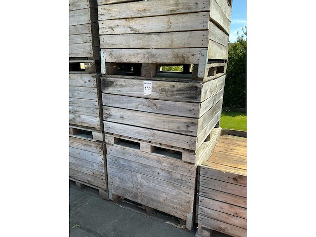 Houten stapelkratten (5x) - afbeelding 2 van  2