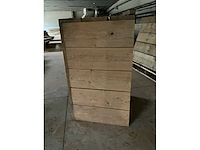 Houten statafel (5x) - afbeelding 2 van  4