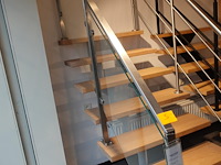 Houten steektrap showroom model - afbeelding 5 van  6