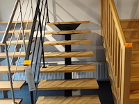 Houten steektrap showroom model