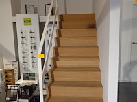 Houten steektrap showroom model