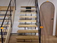 Houten steektrap showroom model