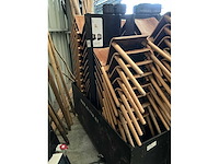 Houten stoel (21x) - afbeelding 4 van  4