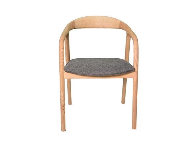 Houten stoel didi grey in massief hout - afbeelding 3 van  5