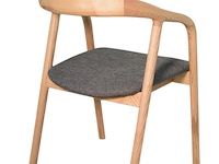 Houten stoel didi grey in massief hout - afbeelding 5 van  5