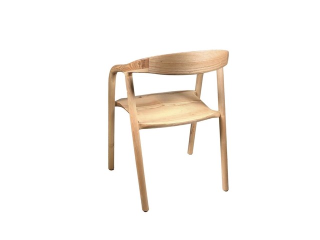 Houten stoel didi naturel in massief hout - afbeelding 5 van  5