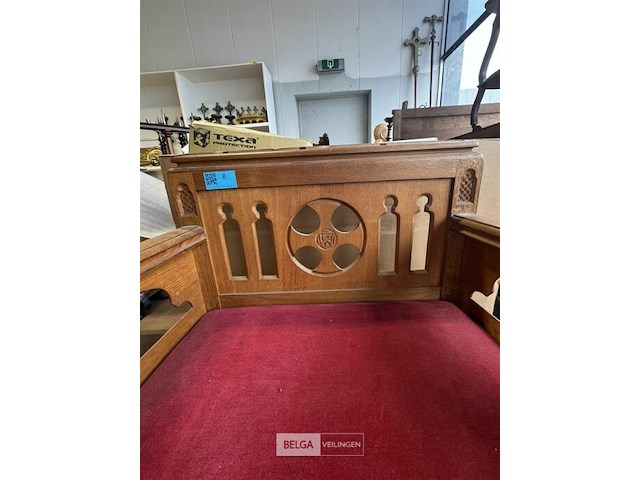 Houten stoel met armleuning - afbeelding 3 van  6