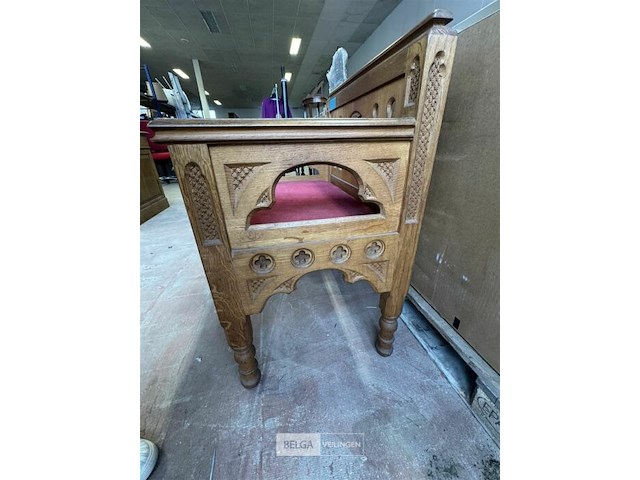 Houten stoel met armleuning - afbeelding 5 van  6