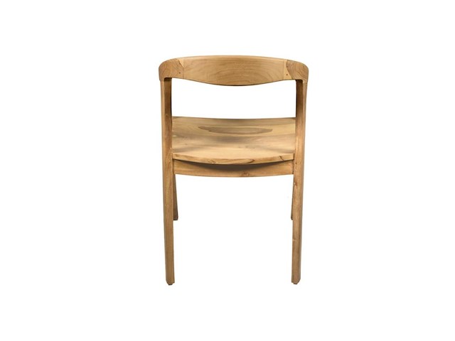 Houten stoel tirto in massief hout - afbeelding 3 van  5