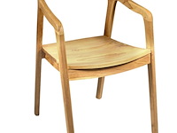 Houten stoel tirto in massief hout - afbeelding 1 van  5