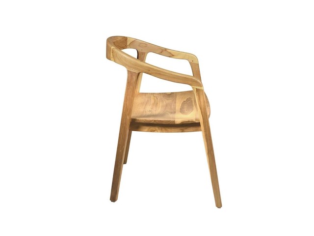 Houten stoel tirto in massief hout - afbeelding 4 van  5