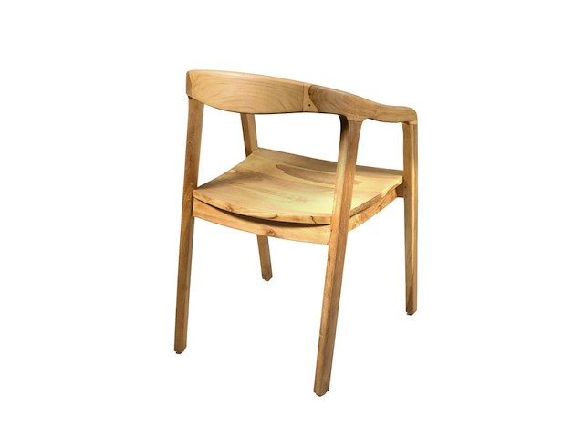 Houten stoel tirto in massief hout - afbeelding 5 van  5