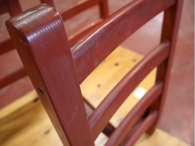 Houten stoel (x6) - afbeelding 3 van  6