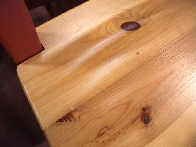 Houten stoel (x6) - afbeelding 4 van  6