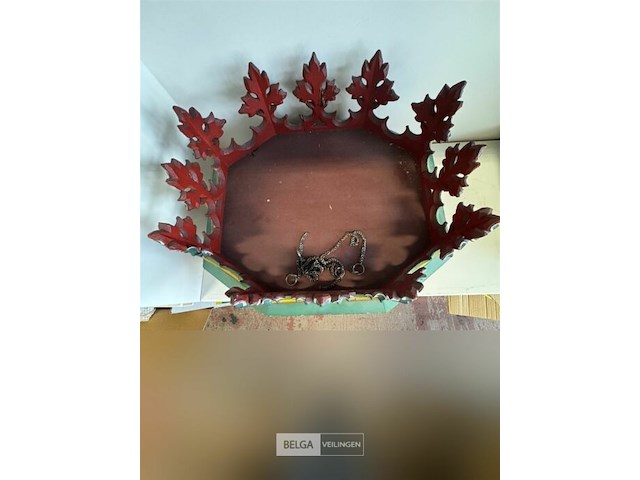 Houten tableau ( ornament ) - afbeelding 2 van  2