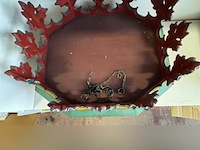 Houten tableau ( ornament ) - afbeelding 2 van  2