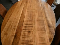 Houten tafel met 6 stoelen - afbeelding 6 van  6