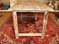 Houten tafel teak - afbeelding 5 van  6