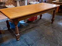Houten tafel uitschuifbaar tot 3m - afbeelding 1 van  2