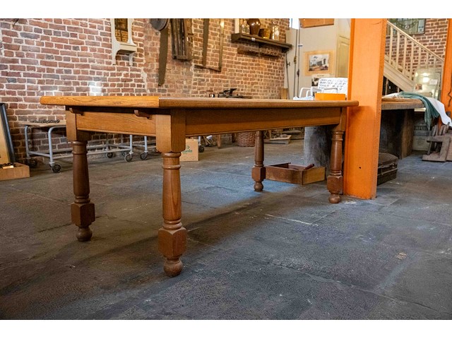 Houten tafel uitschuifbaar tot 3m - afbeelding 2 van  2