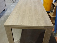 Houten tafel + wandkast - afbeelding 4 van  4