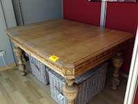 Houten tafel - afbeelding 1 van  4