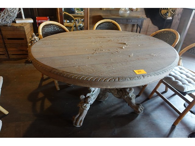 Houten tafel - afbeelding 1 van  3