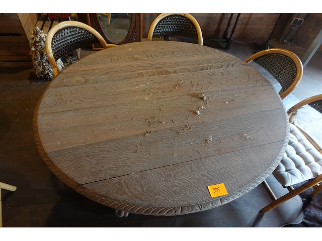 Houten tafel - afbeelding 2 van  3