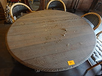 Houten tafel - afbeelding 2 van  3