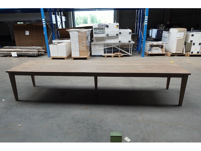 Houten tafel - afbeelding 1 van  4