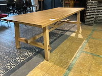 Houten tafel - afbeelding 3 van  4