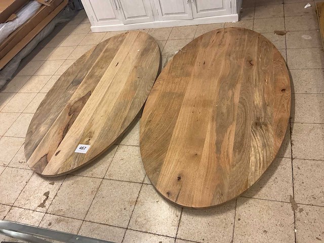 Houten tafelblad (3x) - afbeelding 1 van  4