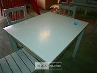 Houten tafeltje + 4 houten kinderstoelen - afbeelding 3 van  6