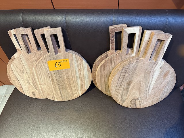 Houten tapasplanken en kommen - afbeelding 2 van  7