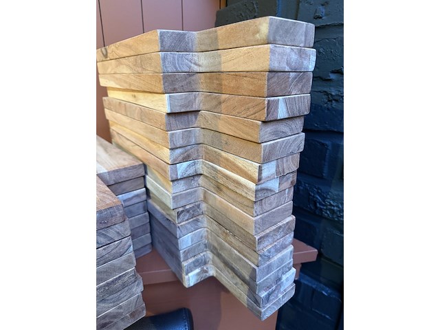 Houten tapasplanken en kommen - afbeelding 3 van  7