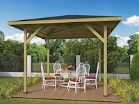 Houten terrasoverkapping prieel econoom p020829