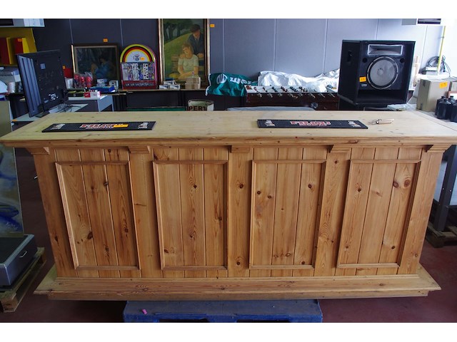 Houten toog - afbeelding 1 van  2