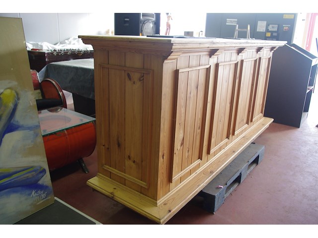 Houten toog - afbeelding 2 van  2