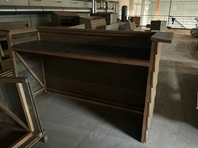 Houten toonbank (8x) - afbeelding 3 van  5