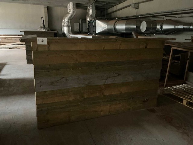 Houten toonbank (8x) - afbeelding 4 van  5