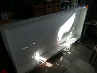 Houten toonbank witte kleur - afbeelding 1 van  5