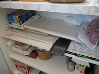 Houten toonbank witte kleur - afbeelding 3 van  5