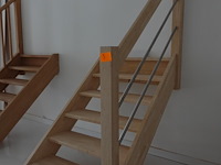 Houten toonzaal trap - afbeelding 2 van  3