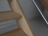 Houten toonzaal trap - afbeelding 3 van  3