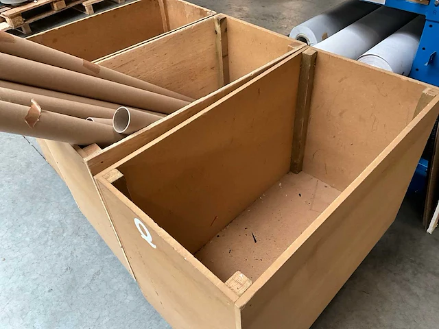 Houten transportbak (3x) - afbeelding 4 van  4